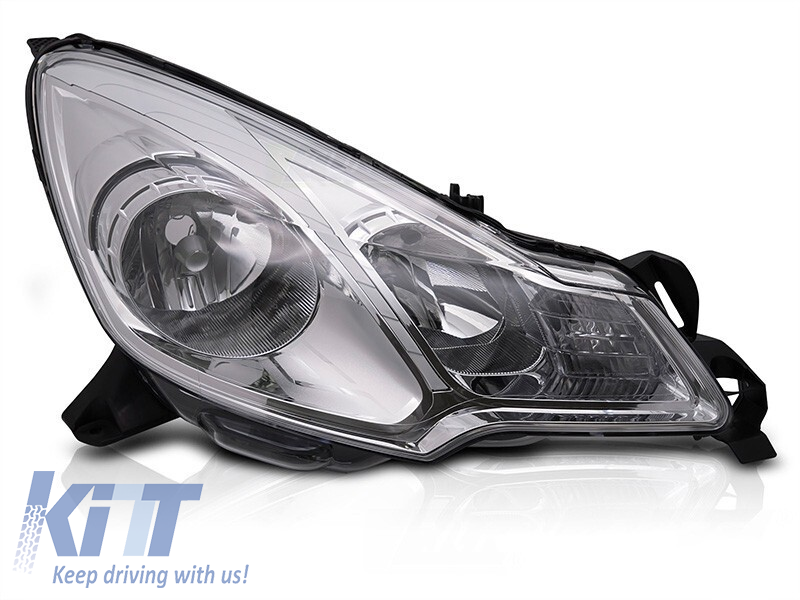Far drept reflector potrivit pentru Citroen C3 2009-2012 cu bază cromată Performance AutoTuning