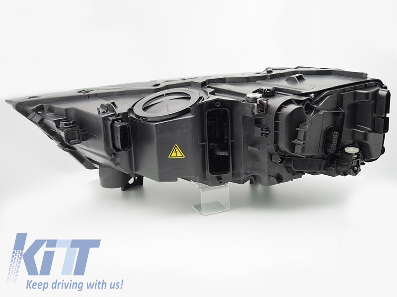 Far stâng cu xenon potrivit pentru Audi Q7 2015-2019 cu bază neagră Performance AutoTuning