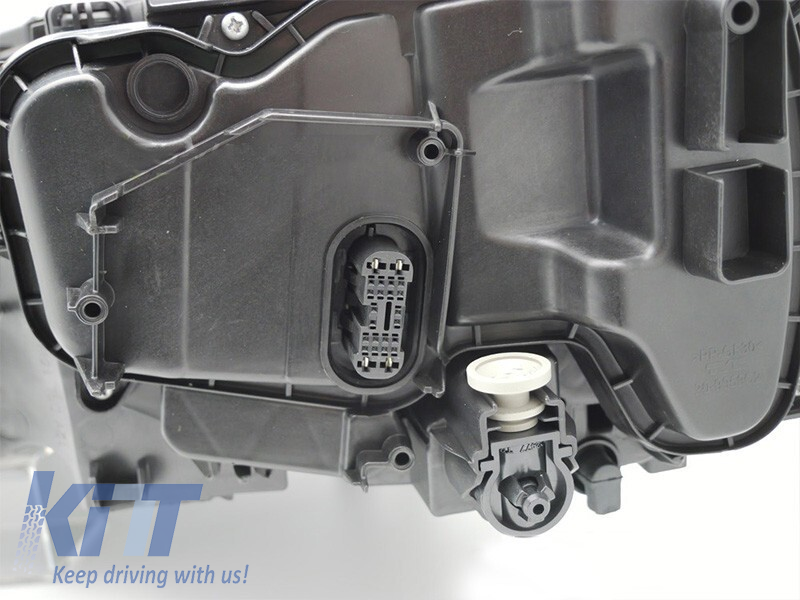 Far stâng cu xenon potrivit pentru Audi Q7 2015-2019 cu bază neagră Performance AutoTuning