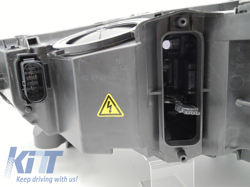 Far stâng cu xenon potrivit pentru Audi Q7 2015-2019 cu bază neagră Performance AutoTuning