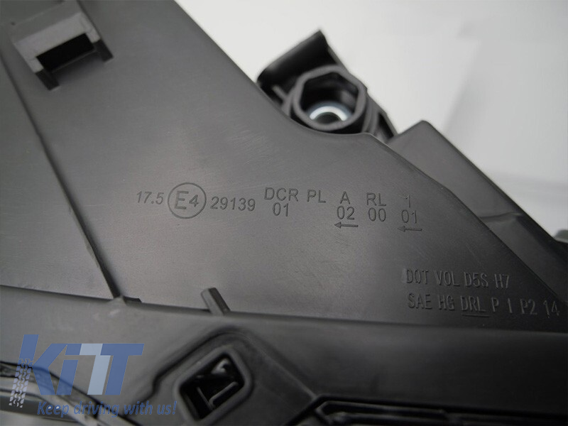 Far stâng cu xenon potrivit pentru Audi Q7 2015-2019 cu bază neagră Performance AutoTuning