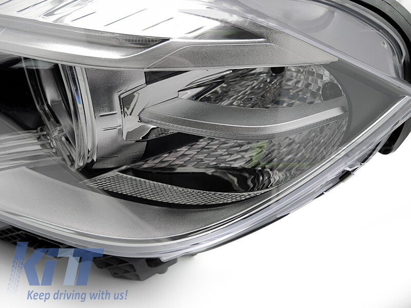 Far stâng cu xenon potrivit pentru BMW X5 F15 2013-2018, cu bază cromată Performance AutoTuning