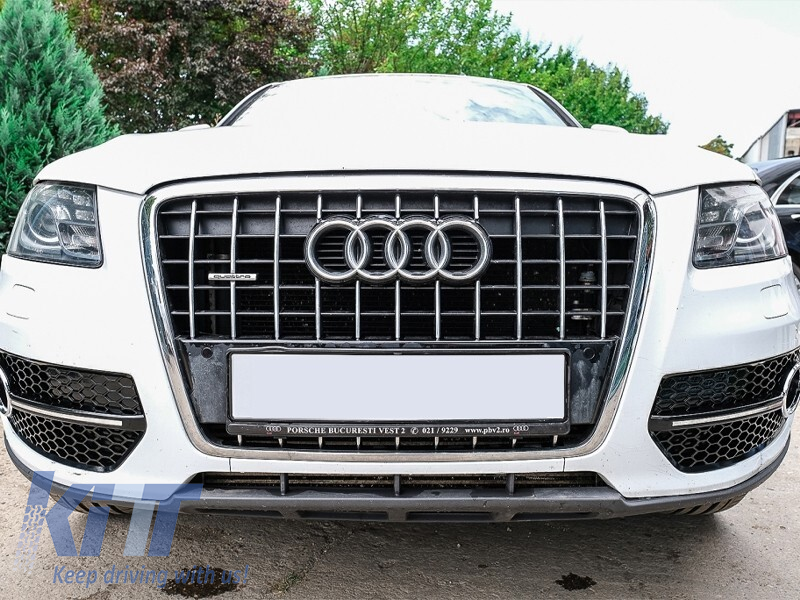 Grilă cromată tip S-line potrivită pentru Audi Q5 2008-2012 Performance AutoTuning