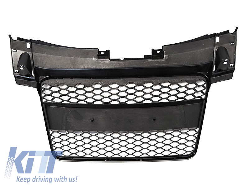 Grilă tip RS cu lac negru, potrivită pentru Audi TT 6J 2006-2014, fără emblemă Performance AutoTuning