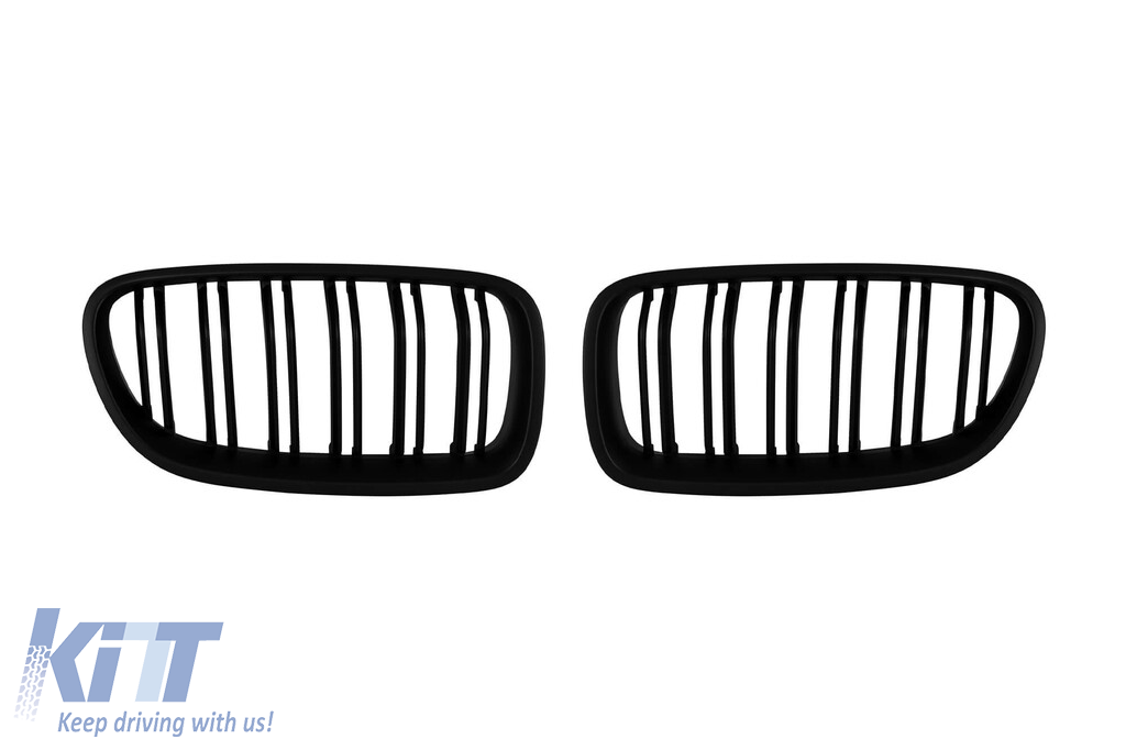 Răcire cu dublu nervură tip M5 mat negru, potrivit pentru BMW Seria 5 F10 sedan, F11 break 2010-2017 Performance AutoTuning