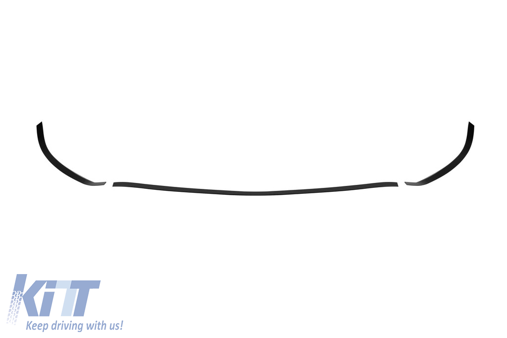 Adăugiri aero potrivite pentru bara frontală A design a modelului Mercedes A-Class W177 hatchback după 2018, lac negru Performance AutoTuning