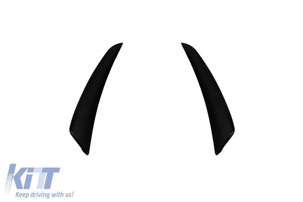 Adăugiri aero potrivite pentru bara frontală A design a modelului Mercedes A-Class W177 hatchback după 2018, lac negru Performance AutoTuning