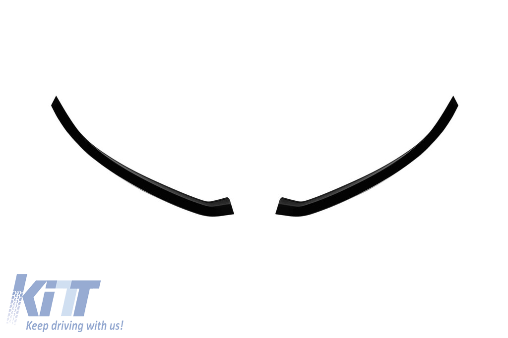 Adăugiri aero potrivite pentru bara frontală A design a modelului Mercedes A-Class W177 hatchback după 2018, lac negru Performance AutoTuning