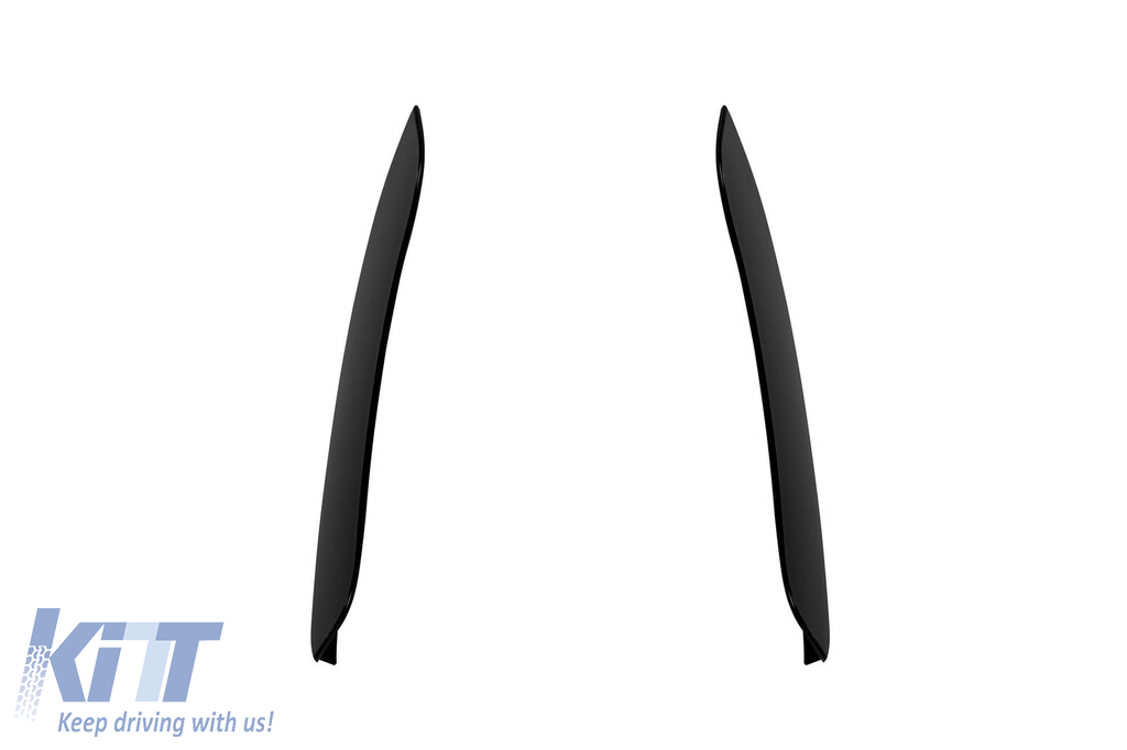 Adăugiri aero potrivite pentru bara frontală A design a modelului Mercedes A-Class W177 hatchback după 2018, lac negru Performance AutoTuning