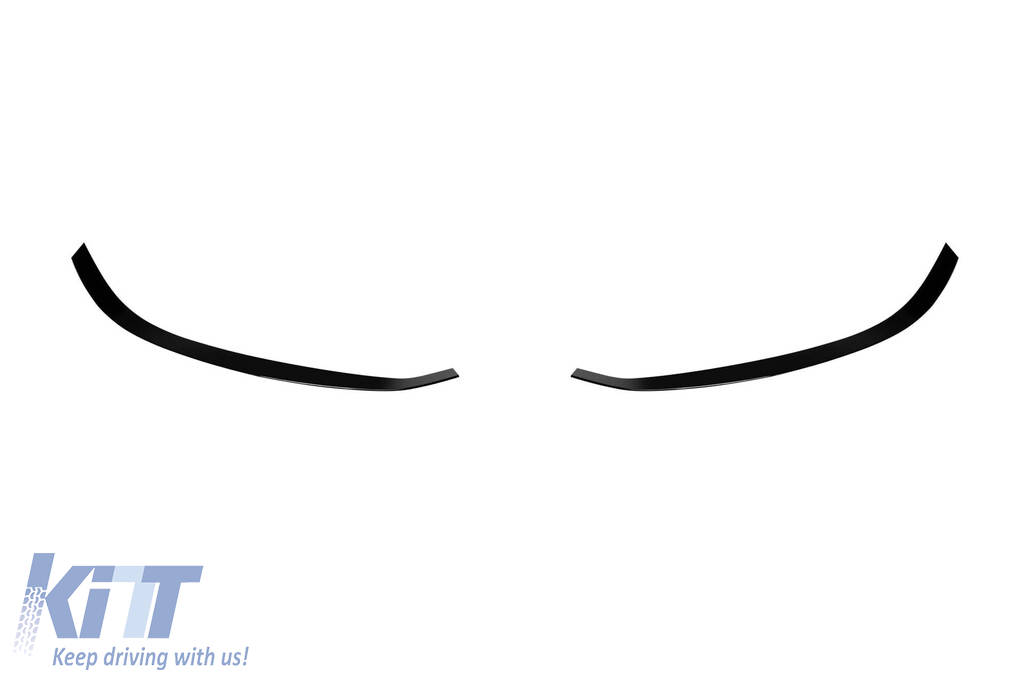 Adăugiri aero potrivite pentru bara frontală A design a modelului Mercedes A-Class W177 hatchback după 2018, lac negru Performance AutoTuning