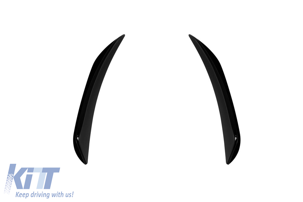 Adăugiri aero potrivite pentru bara frontală A design a modelului Mercedes A-Class W177 hatchback după 2018, lac negru Performance AutoTuning