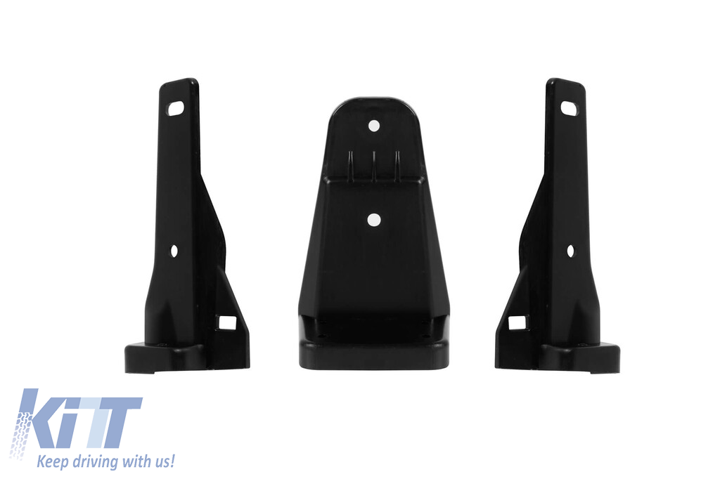 Grilă tip GT cu lac negru potrivită pentru pachetul Offroad al Mercedes GLC SUV X253, GLC Coupe C253 2019-2022 Performance AutoTuning