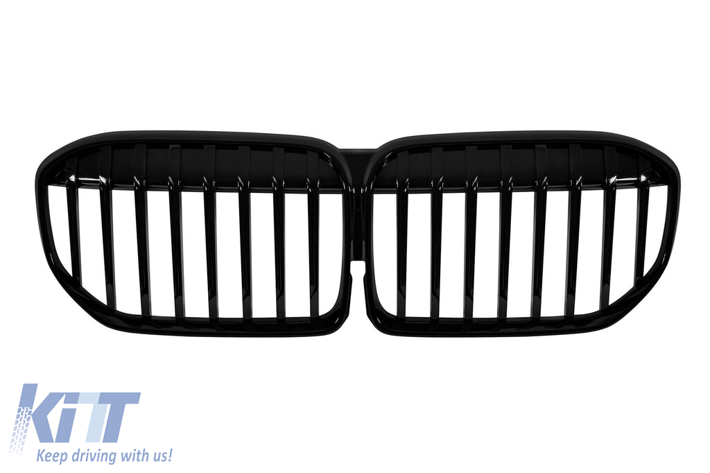 Grile rinichi cu nervuri unice vopsite în negru, potrivite pentru BMW Seria 7 G11, G12 după 2020 Performance AutoTuning