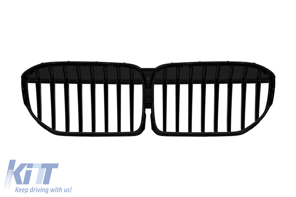 Grile rinichi cu nervuri unice vopsite în negru, potrivite pentru BMW Seria 7 G11, G12 după 2020 Performance AutoTuning