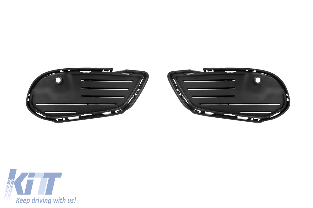 Bumper frontal A Design Line potrivit pentru Mercedes C-Class W205 sedan, S205 break 2013-2018 cu grilaj GT crom/negru Performance AutoTuning