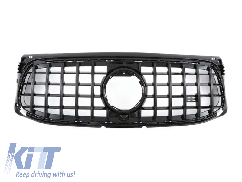 Grilă tip GT cu lac negru potrivită pentru Mercedes GLB X247 2020-2023 Performance AutoTuning