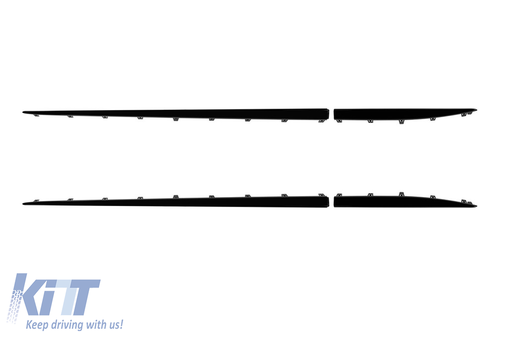 Praguri tip 63 potrivite pentru Mercedes GLC X253 2015-2022 cu garnitură neagră Performance AutoTuning