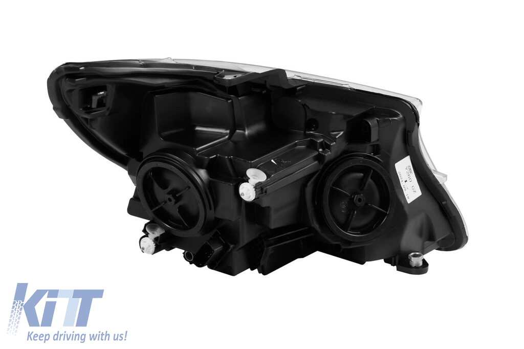 Set de faruri LED de tuning potrivit pentru Mercedes V-Class W447 2014-2023 cu bază neagră, stânga și dreapta Performance AutoTuning