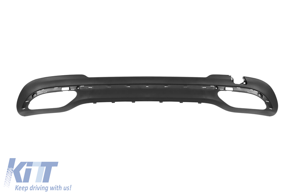 Spoiler spate A Design Line potrivit pentru Mercedes E-Class W212 Sedan 2012-2016 cu ieșiri de evacuare cromate Performance AutoTuning
