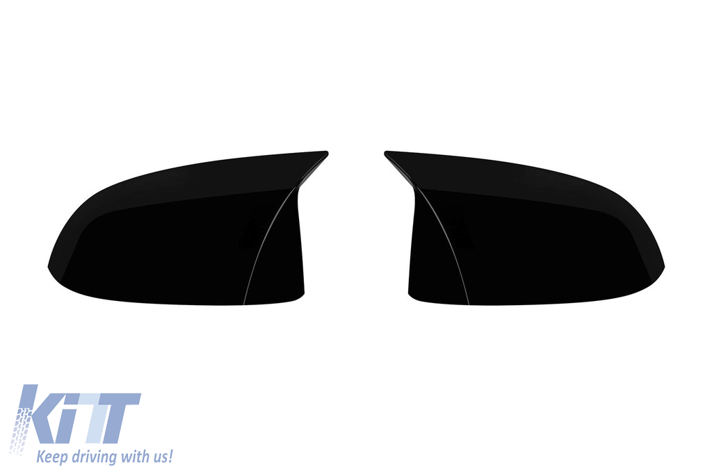 Capace tip M pentru oglinzi potrivite pentru BMW X3 G01, X4 G02, X5 G05, X6 G06, X7 G07 după 2018, lac negru Performance AutoTuning