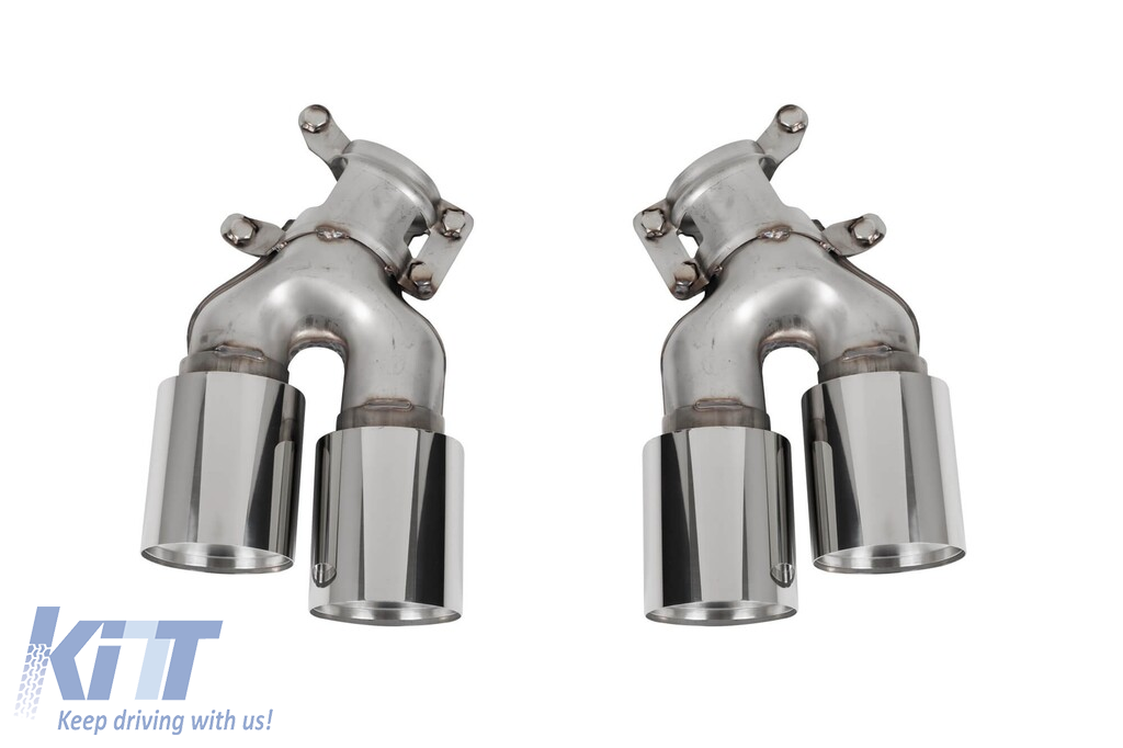 Kit de caroserie și difuzor M Performance Design Design cu ieșiri de evacuare cromate M5, potrivit pentru BMW Seria 5 G30 2017-2020 Performance AutoTuning