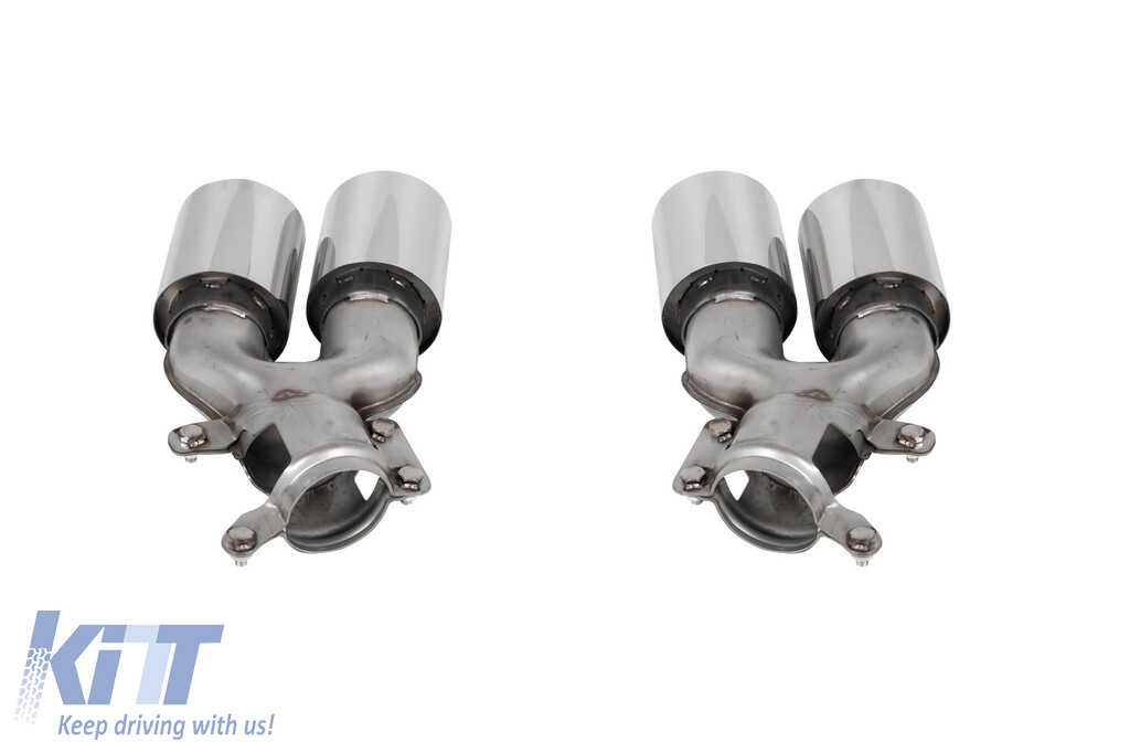 Kit de caroserie și difuzor M Performance Design Design cu ieșiri de evacuare cromate M5, potrivit pentru BMW Seria 5 G30 2017-2020 Performance AutoTuning