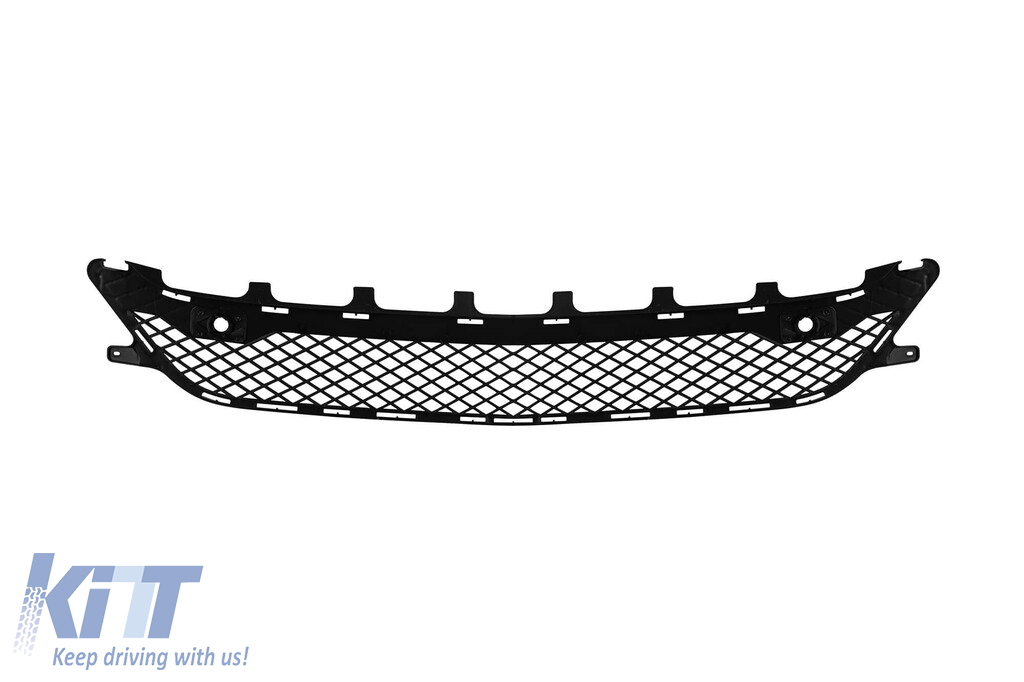 Set grilă crom/negru tip GT și grilă centrală potrivită pentru Mercedes CLS C218 2011-2014 echipat cu bara de protecție standard Performance AutoTuning