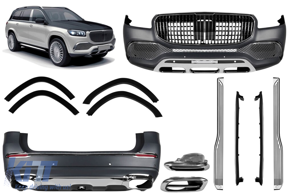 Pachet Maybach potrivit pentru Mercedes GLS X167 2020-2023 cu trepte Performance AutoTuning