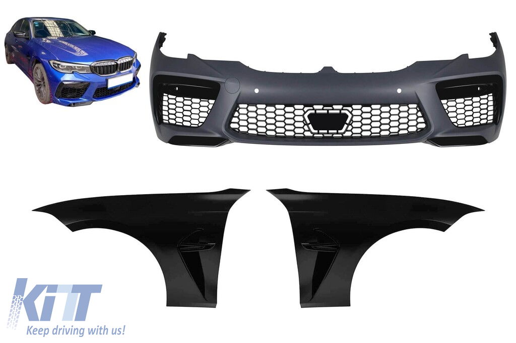 Pachet de tuning M8 potrivit pentru BMW Seria 3 G20 sedan, G31 break după 2019 cu PDC, fără duze de spălare, fără faruri de ceață Performance AutoTuning