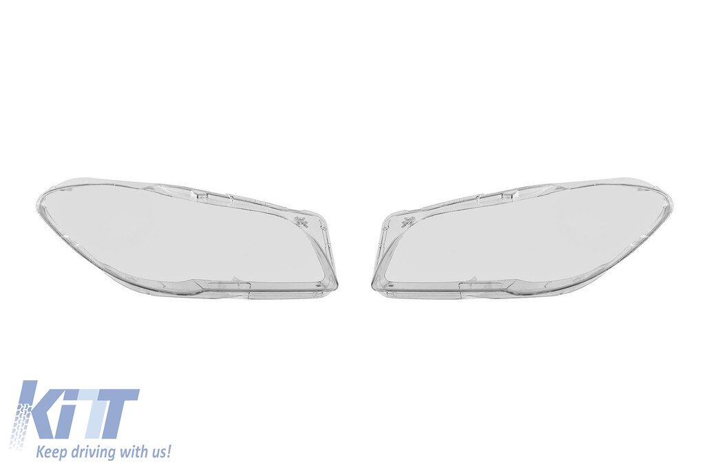 Set de sticlă pentru faruri potrivit pentru BMW Seria 5 F10 sedan, F11 break 2010-2016, stânga și dreapta Performance AutoTuning