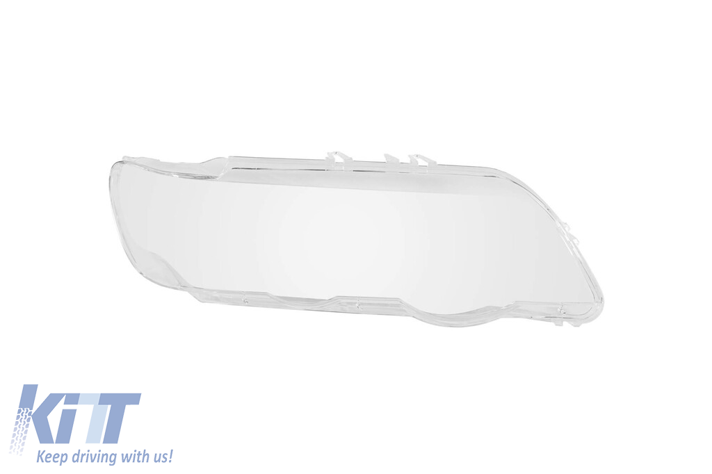 Set de sticlă pentru faruri potrivit pentru BMW X5 E53 2000-2003, stânga și dreapta Performance AutoTuning