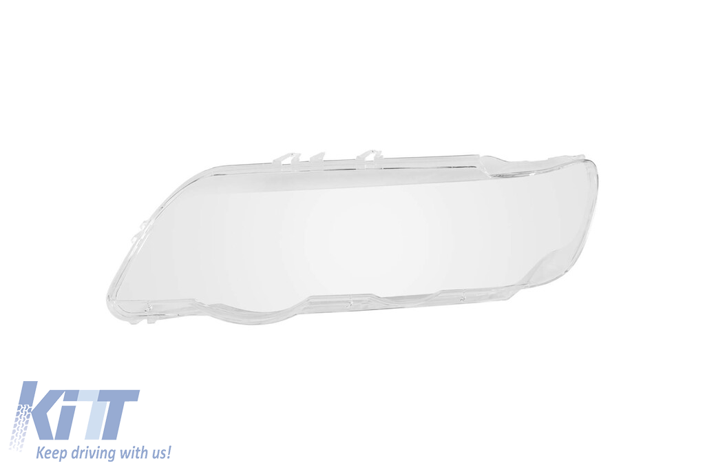 Set de sticlă pentru faruri potrivit pentru BMW X5 E53 2000-2003, stânga și dreapta Performance AutoTuning