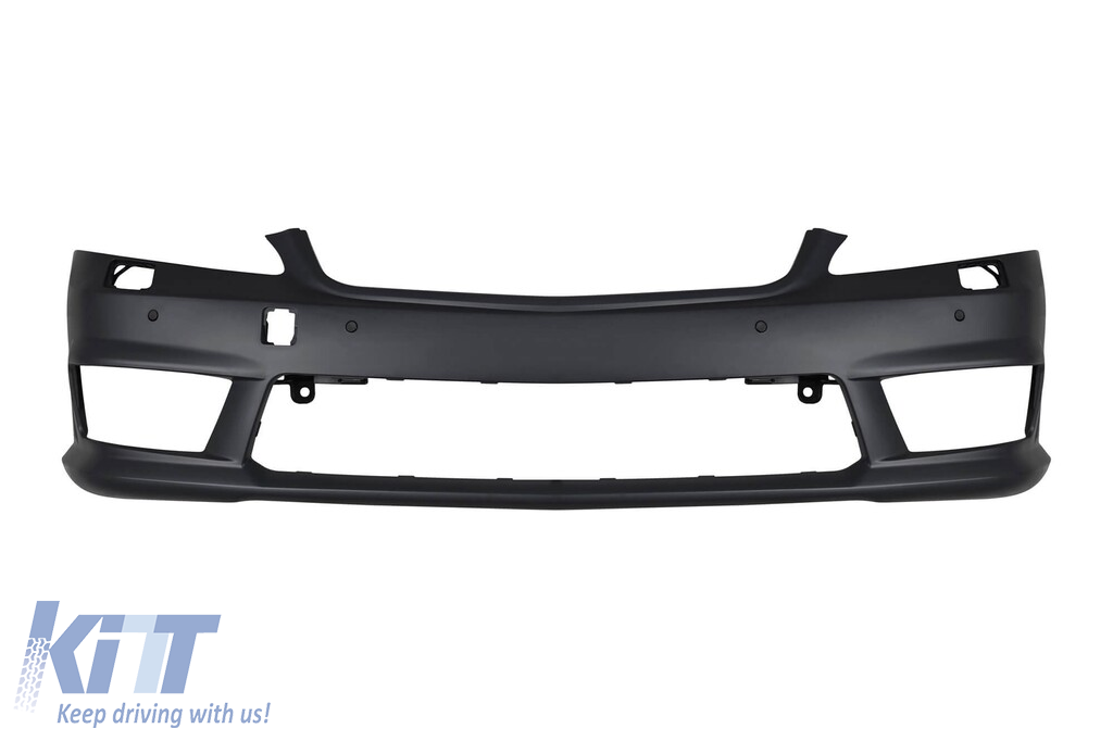 Bumper frontal A Design tip S63, S65 cu grilă Brabus crom/negru, potrivit pentru Mercedes S-Class W221 2006-2013 cu lumini de zi Performance AutoTuning