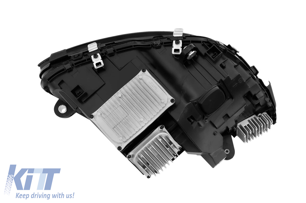 Kit de tuning faruri LED New Design potrivit pentru Mercedes C-Class W205, S205 2014-2018 cu bază cromată, stânga și dreapta Performance AutoTuning