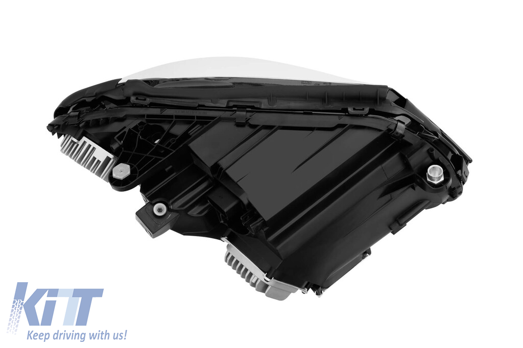 Kit de tuning faruri LED New Design potrivit pentru Mercedes C-Class W205, S205 2014-2018 cu bază cromată, stânga și dreapta Performance AutoTuning