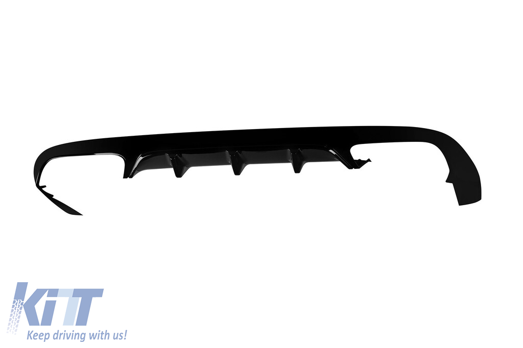 Pachetul de design tip E63 potrivit pentru Mercedes E-Class C238 coupe, A238 cabrio 2017-2019 cu capete cromate, pentru modelul cu bara de protecție spate A Design Performance AutoTuning