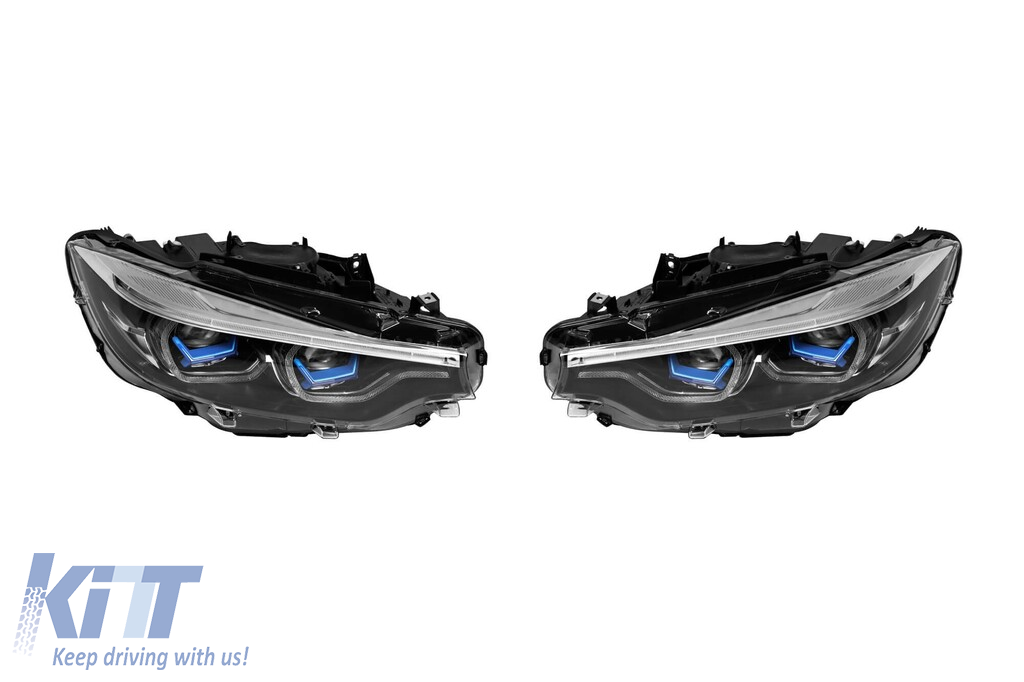 Set de faruri LED High Version potrivit pentru BMW Seria 4 F32, F33, F36 2017-2019 pentru modelele cu faruri LED din fabrică Performance AutoTuning