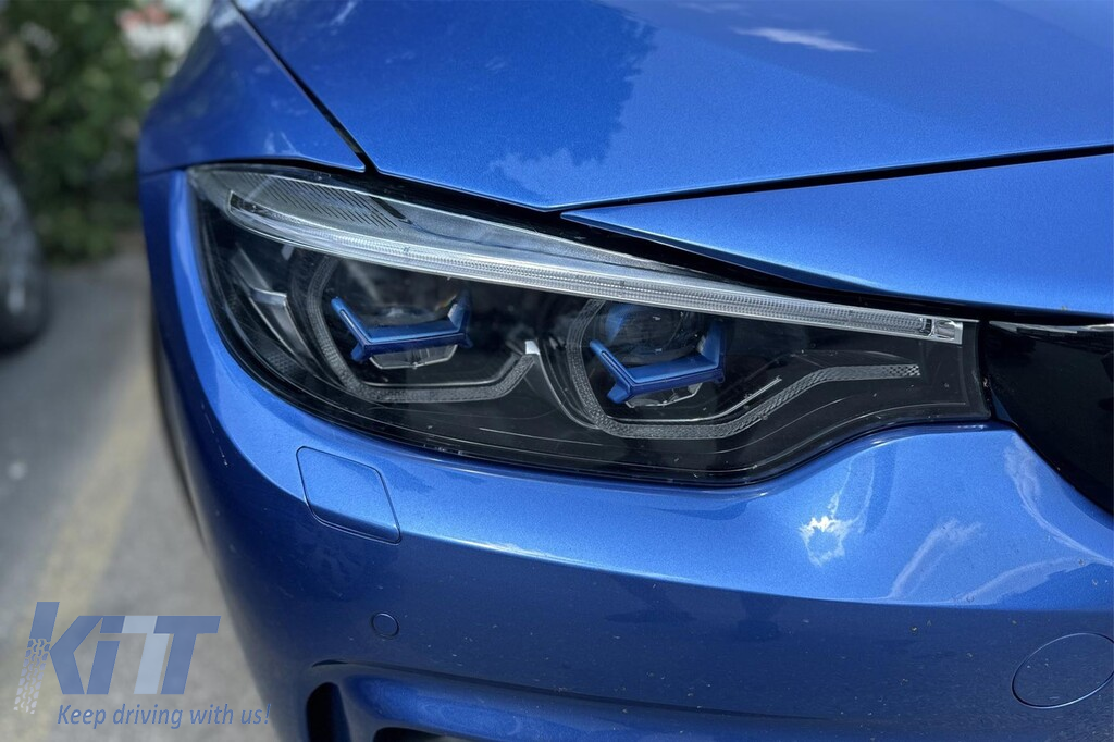 Set de faruri LED tip X-laser potrivit pentru BMW Seria 4 F32, F33, F36 2013-2016 pentru modelele cu faruri xenon din fabrică Performance AutoTuning