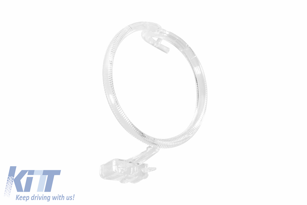 Set de ghiduri de lumină potrivit pentru inel mare pe BMW Seria 5 E60 sedan, E61 touring 2007-2010 pentru modelul cu faruri xenon, stânga și dreapta Performance AutoTuning