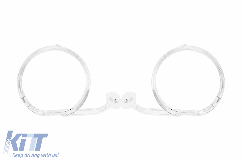 Set de ghiduri de lumină potrivit pentru inel mare pe BMW Seria 7 F01, F02 2008-2012, stânga și dreapta Performance AutoTuning