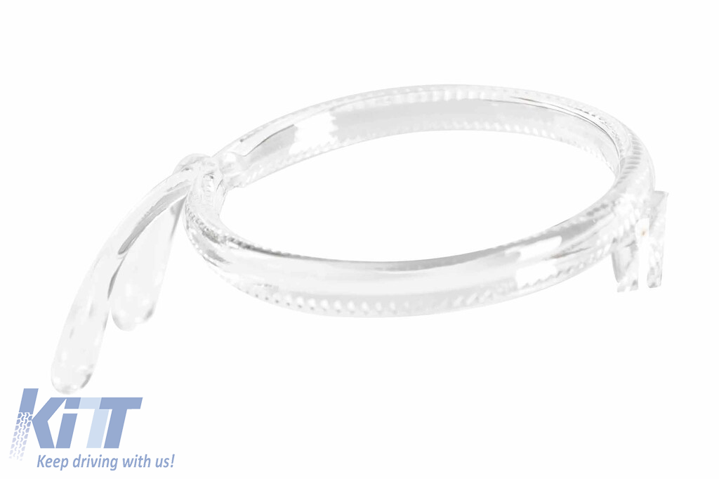 Set de ghiduri de lumină potrivit pentru inel mic pe BMW X1 E84 2013-2015 pentru modelul cu faruri xenon, stânga și dreapta Performance AutoTuning