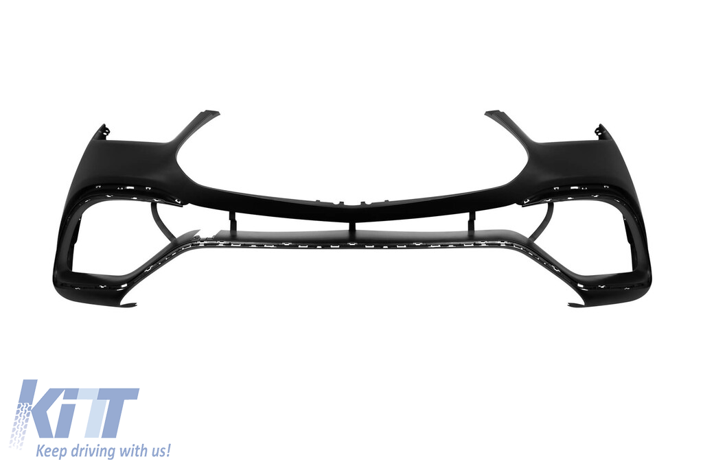 Un pachet de design tip GLE63 potrivit pentru Mercedes GLE SUV W167 2018-2023, cu elemente din lac negru, faruri LED și stopuri LED Performance AutoTuning