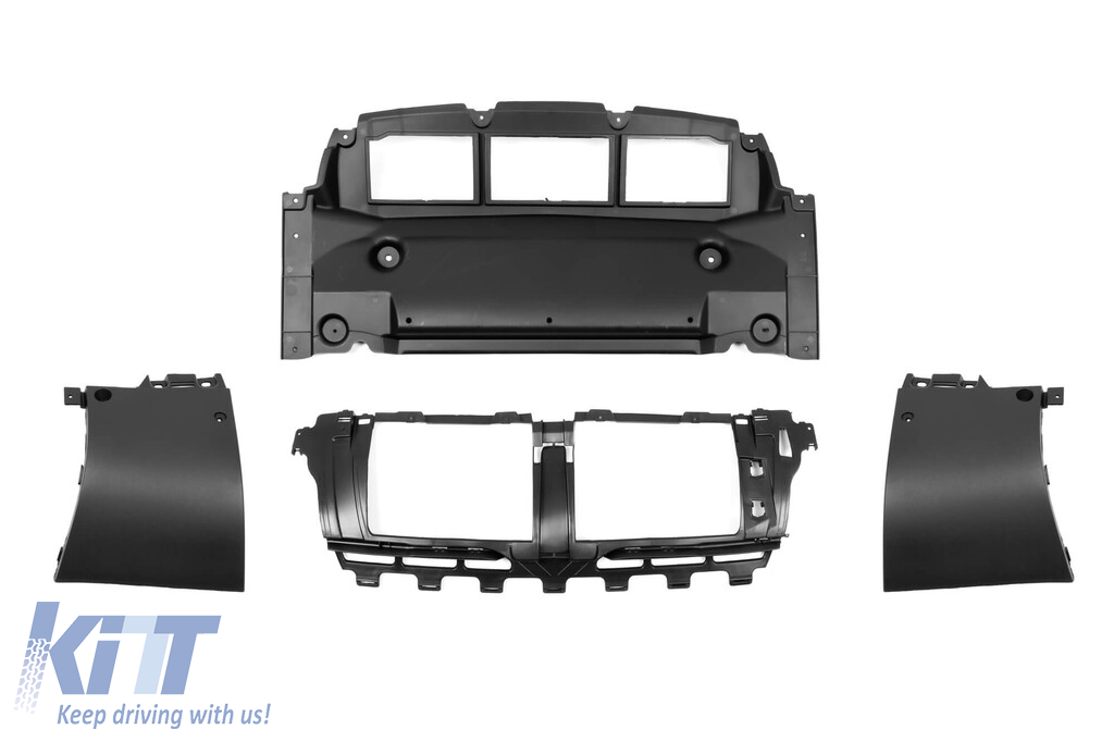 Un pachet de design tip GLE63 potrivit pentru Mercedes GLE SUV W167 2018-2023, cu elemente din lac negru, faruri LED și stopuri LED Performance AutoTuning