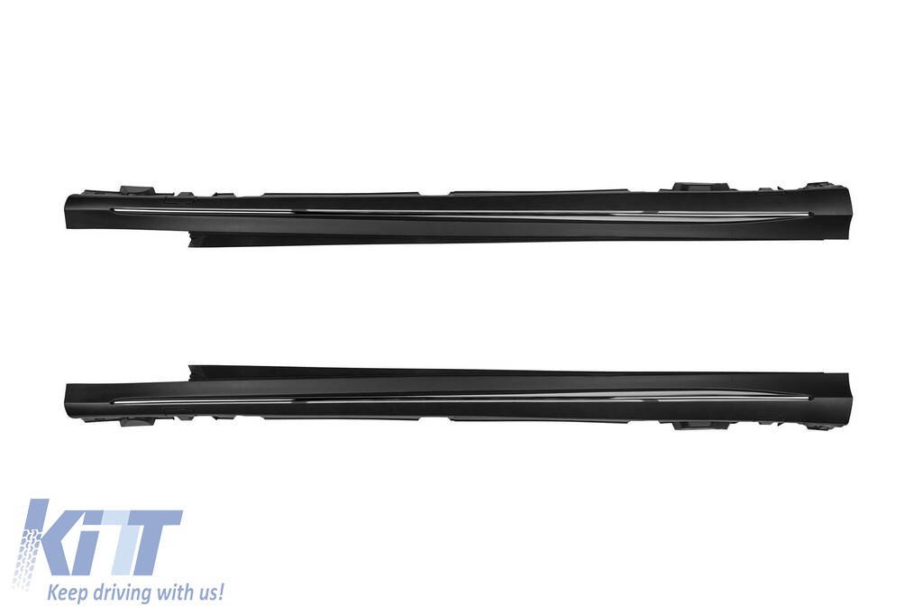 Pachet de tuning design A potrivit pentru Mercedes C-Class S205 break 2013-2018 cu grilă GT crom/negru și capete cromate Performance AutoTuning