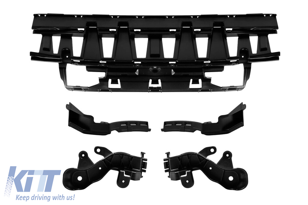 Pachet de tuning design A potrivit pentru Mercedes C-Class S205 break 2013-2018 cu grilă GT crom/negru și capete cromate Performance AutoTuning