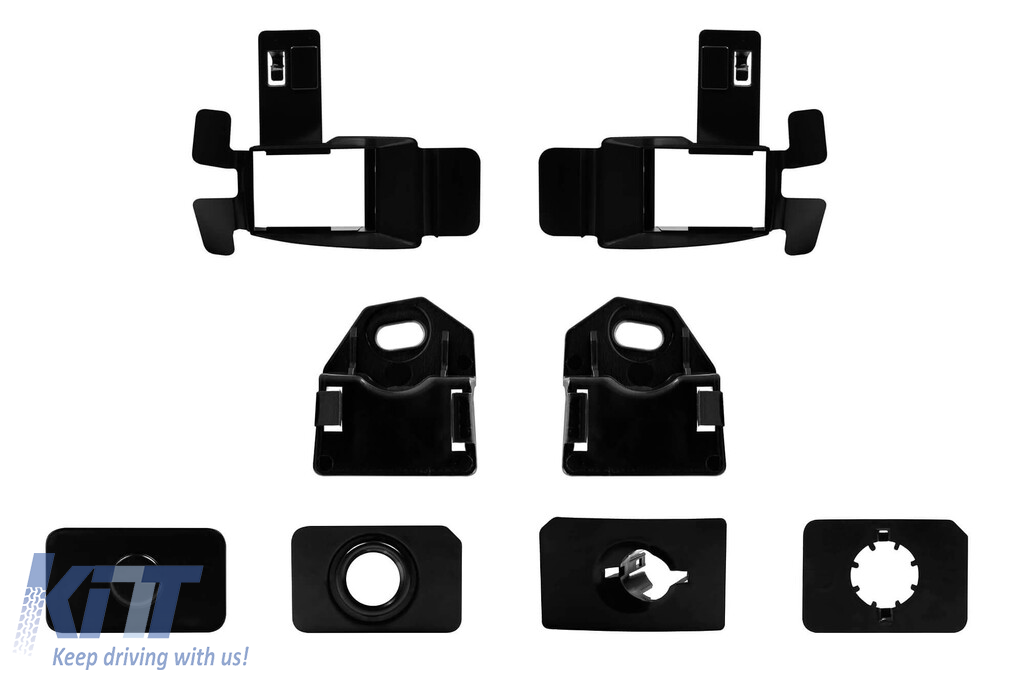 Pachet de tuning design A potrivit pentru Mercedes C-Class S205 break 2013-2018 cu grilă GT crom/negru și capete cromate Performance AutoTuning