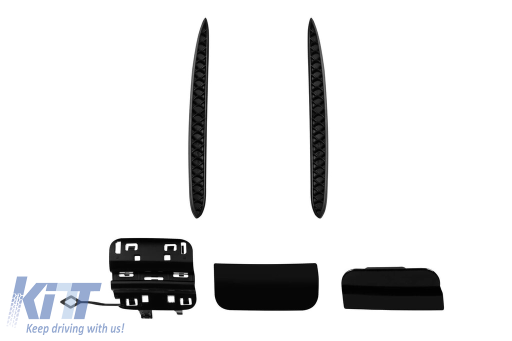 Pachet de tuning design A potrivit pentru Mercedes C-Class S205 break 2013-2018 cu grilă GT crom/negru și capete cromate Performance AutoTuning