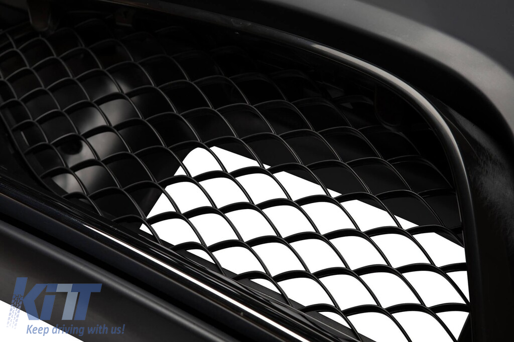 Pachet de tuning design A potrivit pentru Mercedes C-Class S205 break 2013-2018 cu grilă GT crom/negru și capete cromate Performance AutoTuning