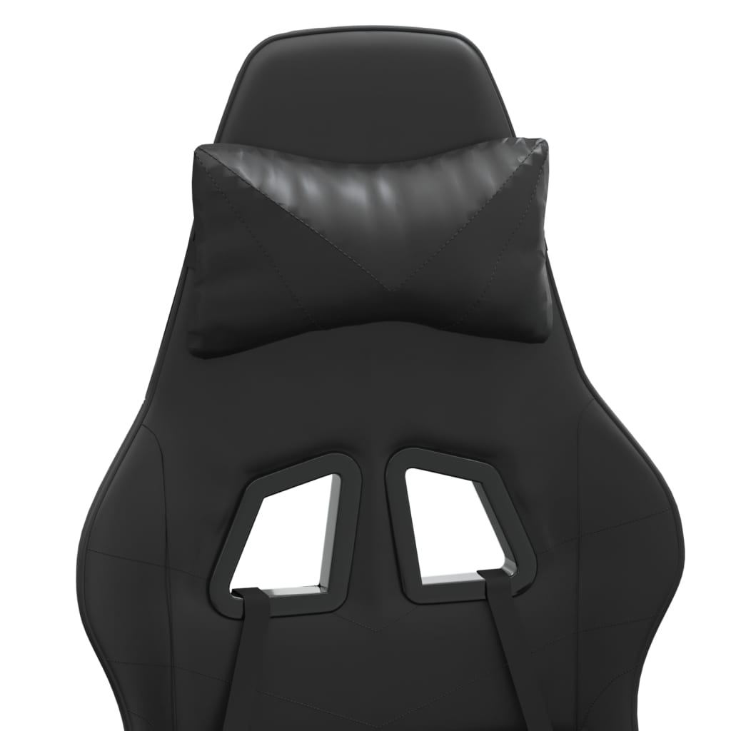 Scaun pentru jocuri, negru, piele ecologică GartenMobel Dekor