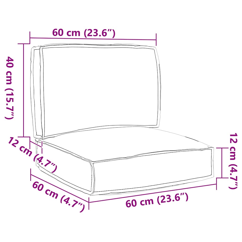 Set de perne pentru palet Floral 2 pcs Model Frunză Verde GartenMobel Dekor